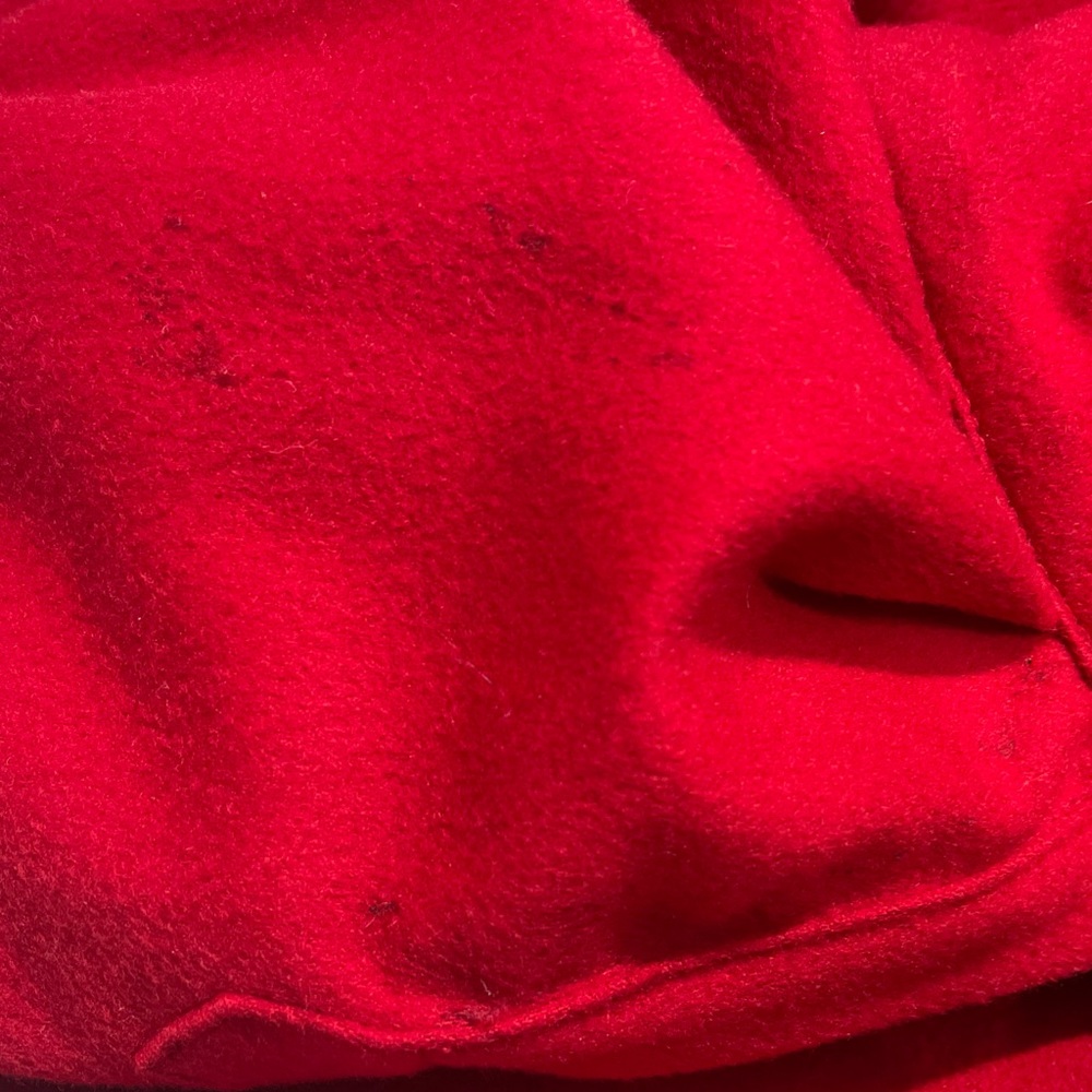 Faconnable red hooded wool jacket size M - Picture 6 of 8